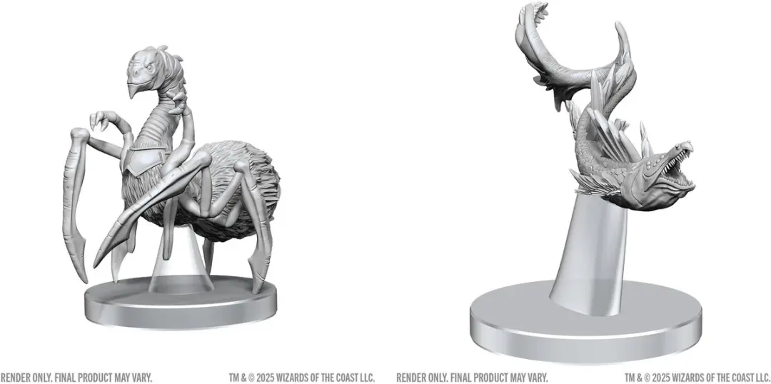 Wizkids D&D Nolzur's Marvelous Miniatures Neogi & Space Eel