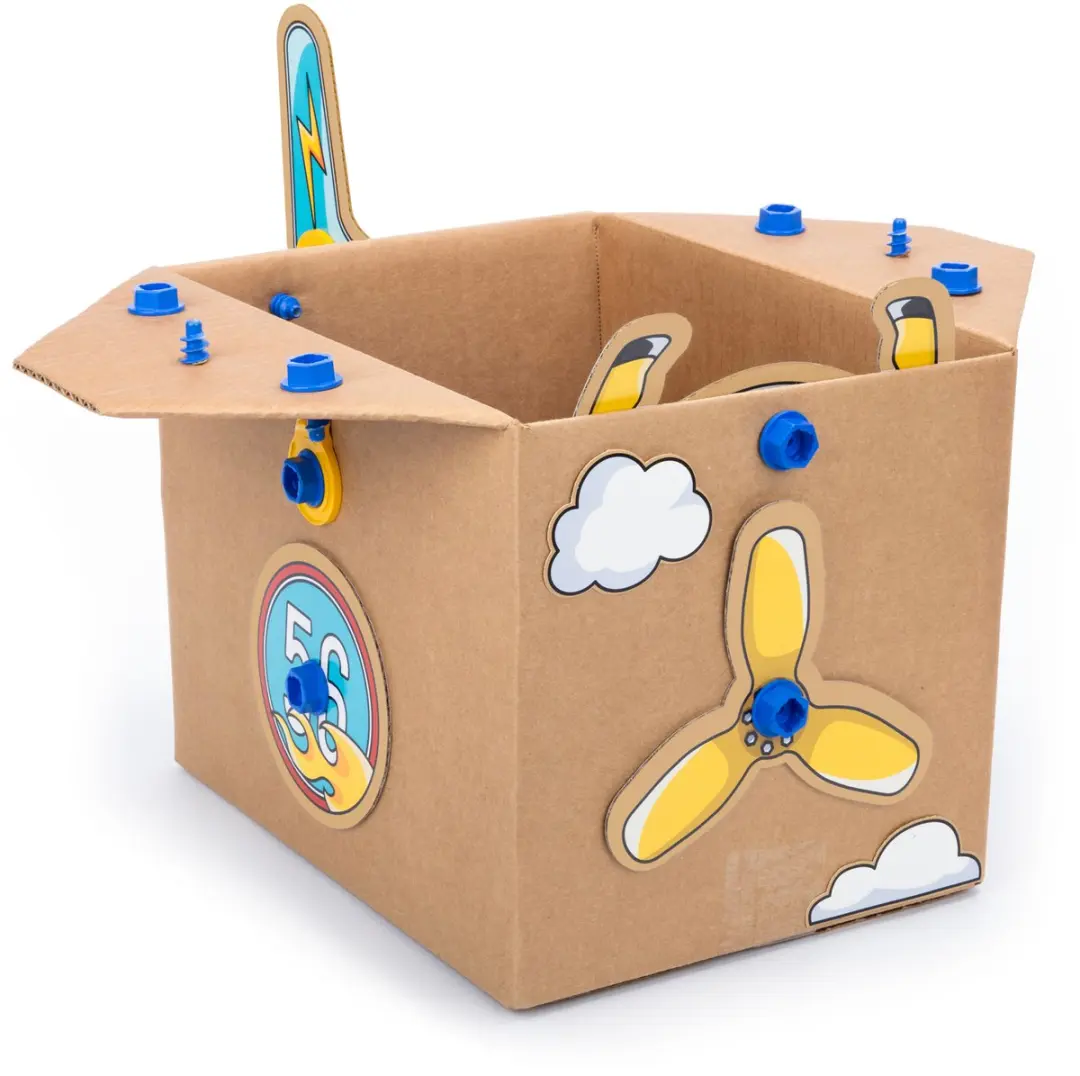 Learning Resources Boxineers Kartonnen Voertuigen 87 Stuks - Meerkleurig