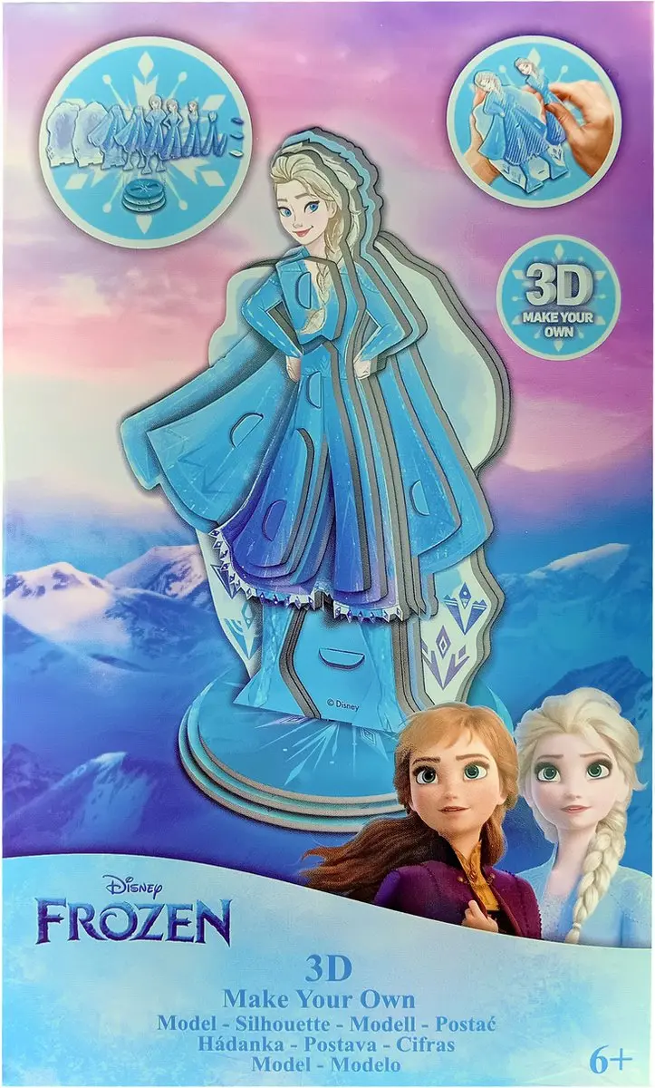 Disney Frozen Elsa DIY 3D Model