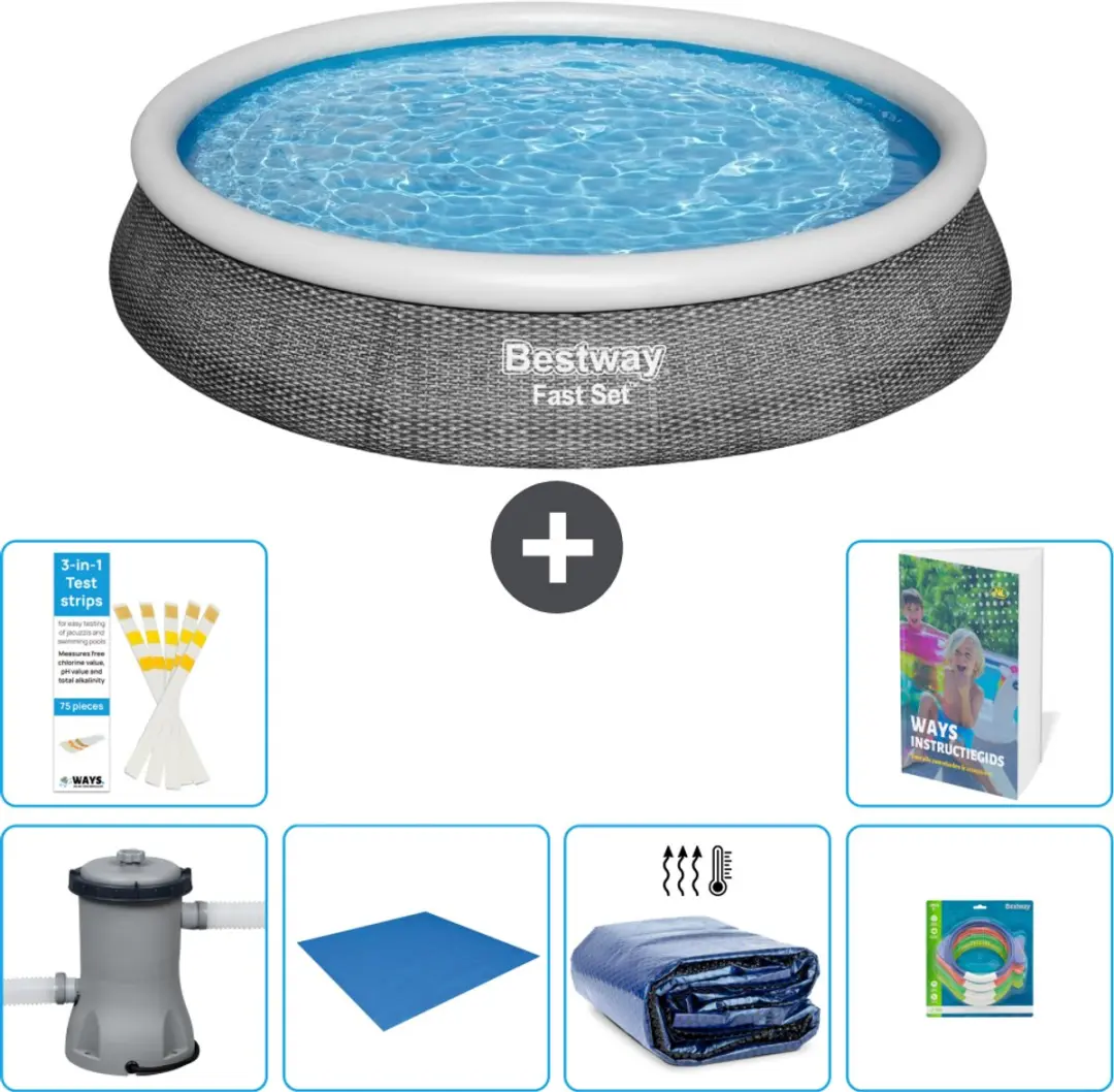Bestway Fast Set Zwembad 396x84cm