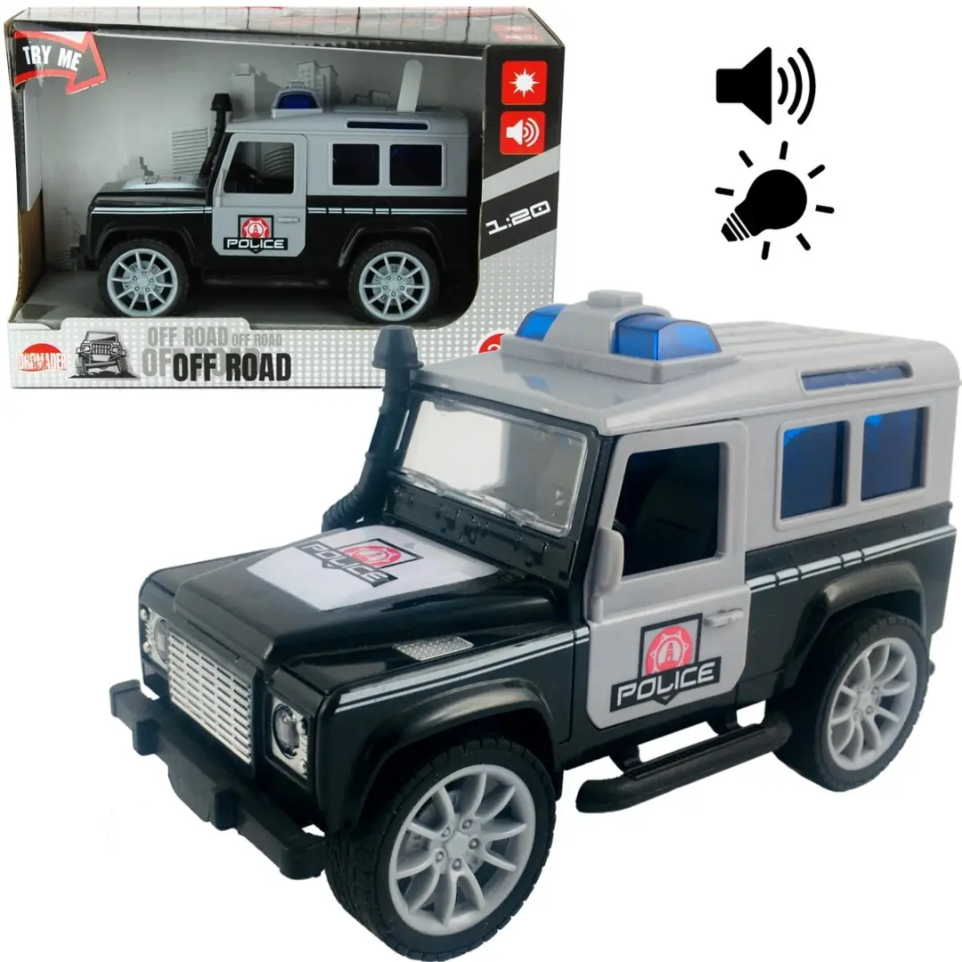 Dickie Jeep Politie Terreinwagen 1:20