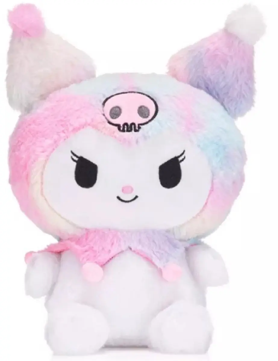 Hello Kitty Kuromi Regenboog Pluche Knuffel 30cm