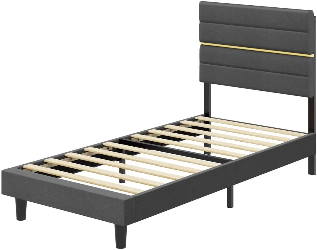 Songmics Eenpersoons Bedframe 90x200cm