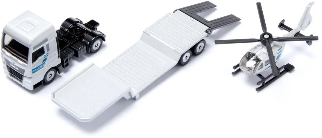 SIKU 1759038 MAN Truck met ÖAMTC Helicopter - Geel