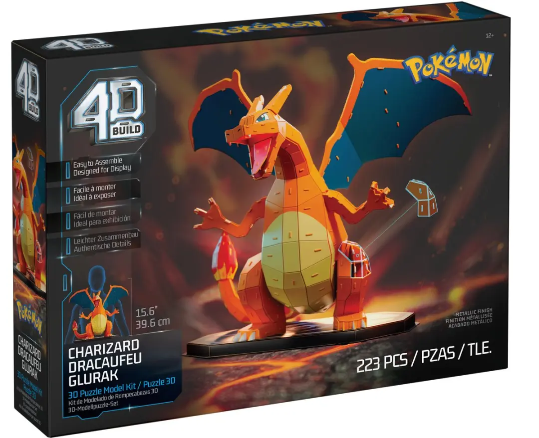 Spin Master Pokémon Charizard 4D Build 223 Stuks