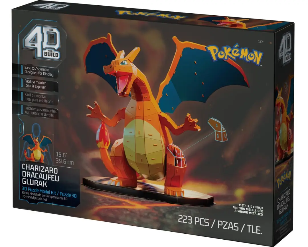 Spin Master Pokémon Charizard 4D Build 223 Stuks