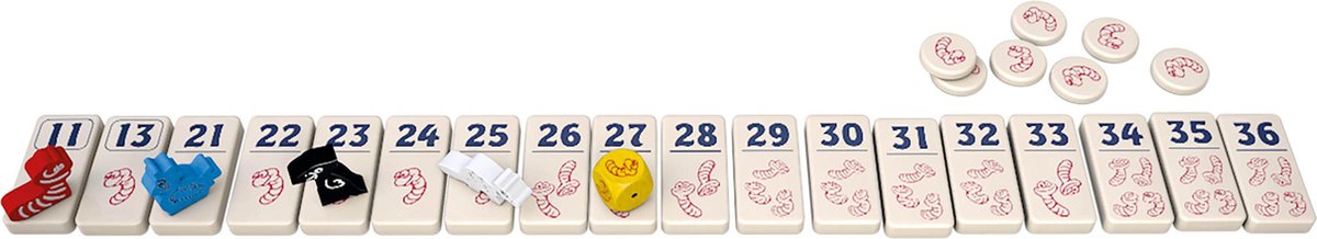 999 Games - Regenwormen Uitbreiding - Dobbelspel