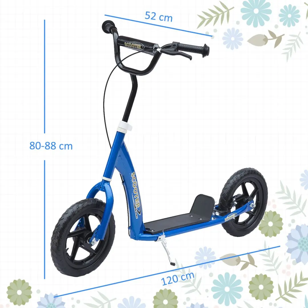 Homcom Kinderstep - Staal 120x52x88cm - Blauw