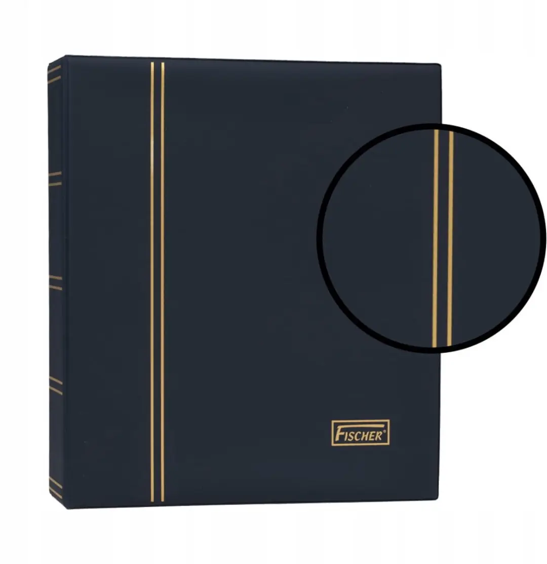 Fischer Optima Premium Albumhoes Munten & Bankbiljetten - Blauw