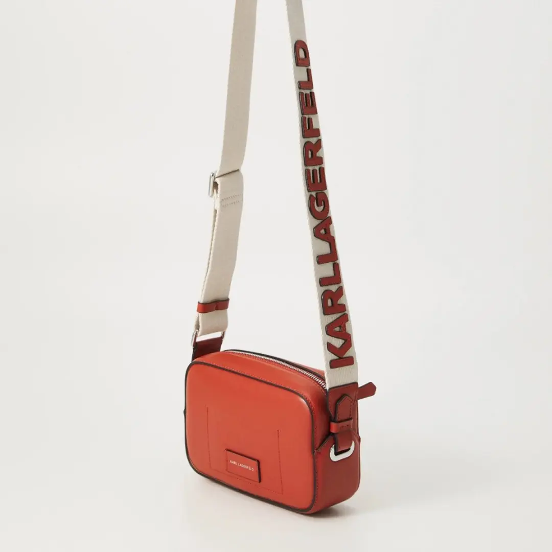 Karl Lagerfeld K Circle Slim Camera Bag - Rood