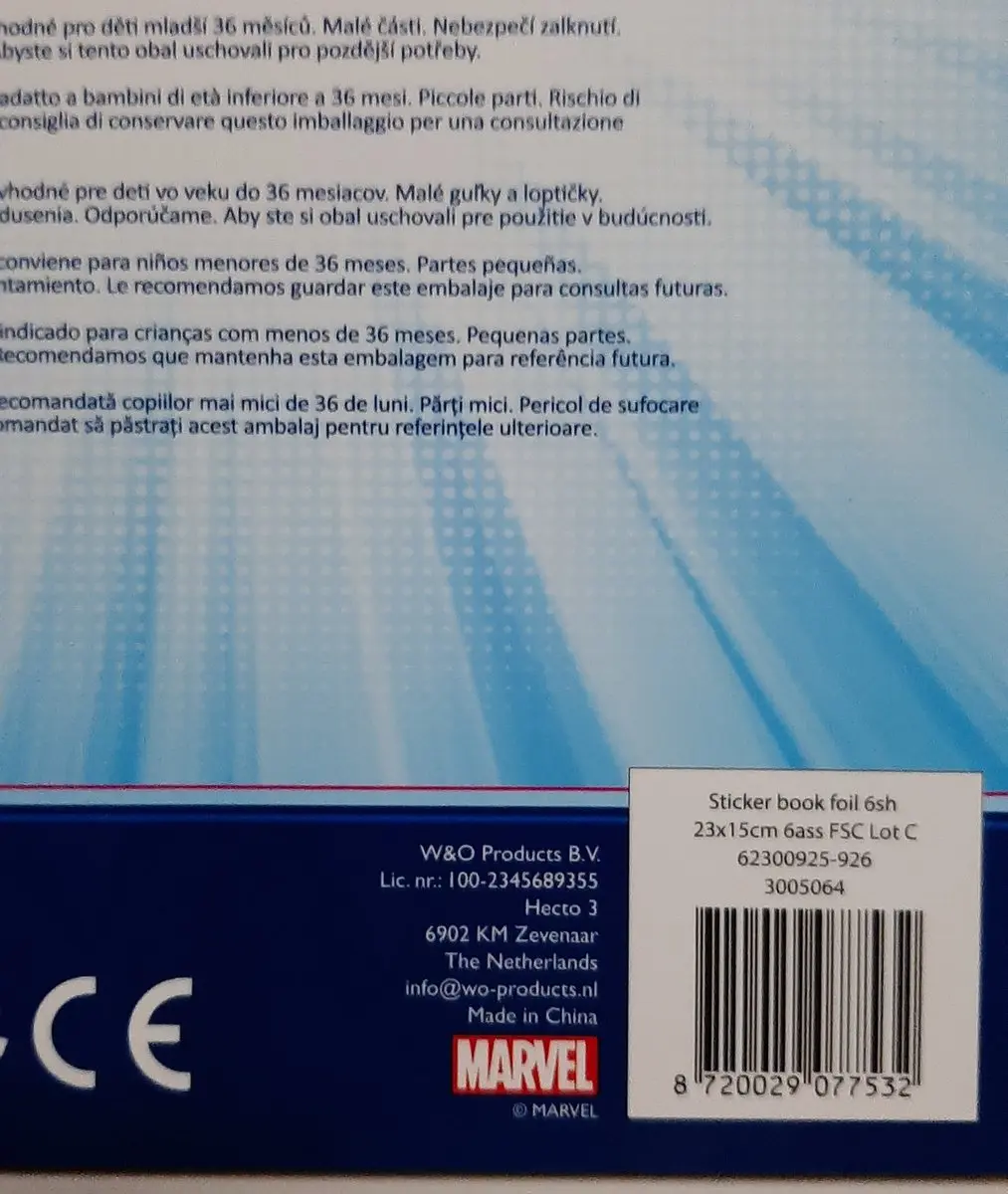 Disney Marvel Spidey Stickerboekje - Blauw - 80 Stickers
