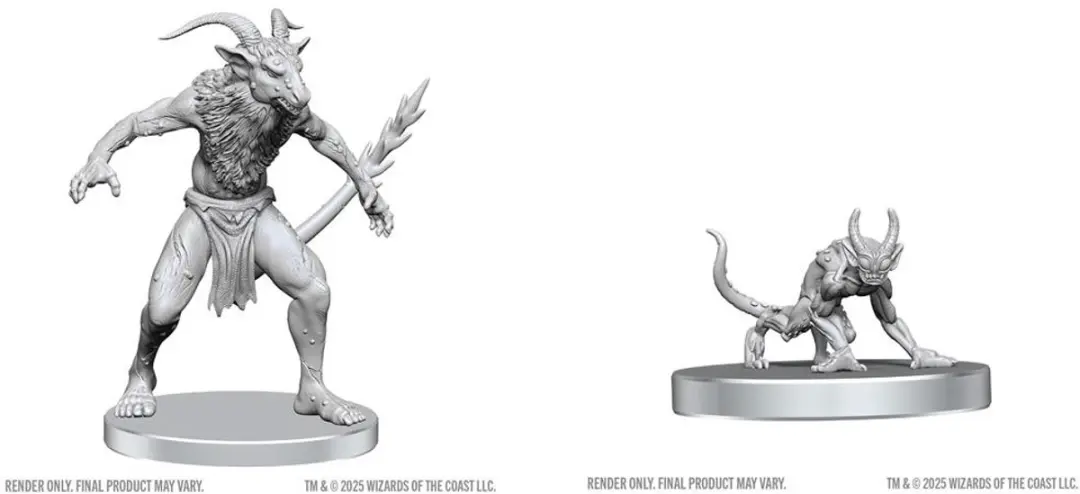 Wizkids D&D Nolzur's Marvelous Miniatures Bulezau & Quasit