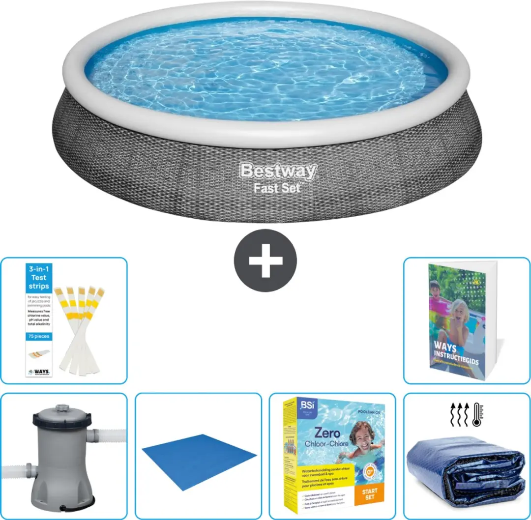 Bestway Fast Set Zwembad 396cm