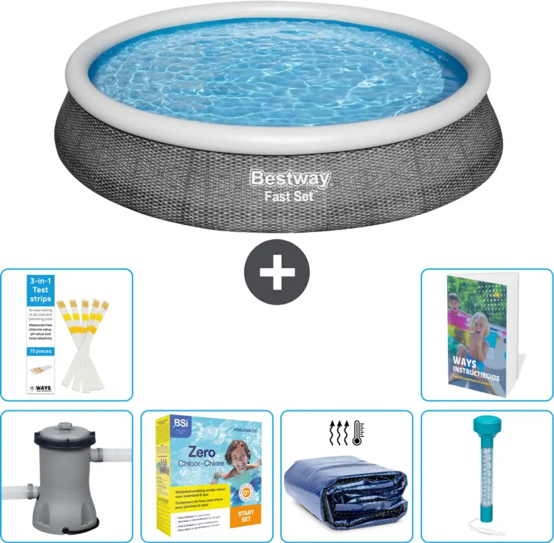 Bestway Fast Set Zwembad 396x84cm