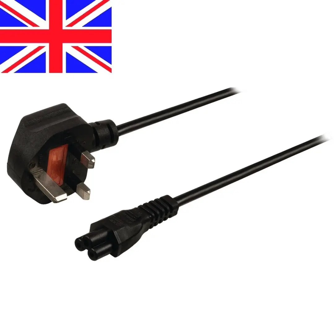 InLine UK Stroomkabel C5 - 1,8m - Zwart