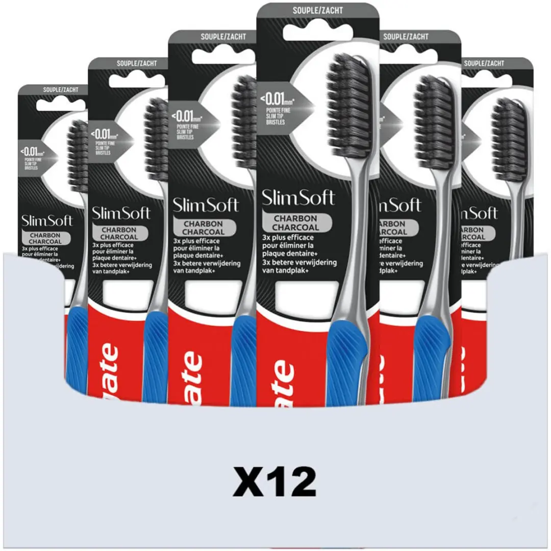 Colgate SlimSoft Charcoal Tandenborstels