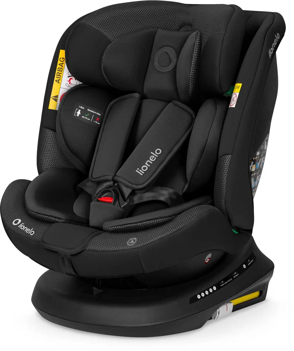 Lionelo Bastiaan Plus i-Size Autostoel 40-150cm - 360° Draaibaar - RWF tot 105cm - R129
