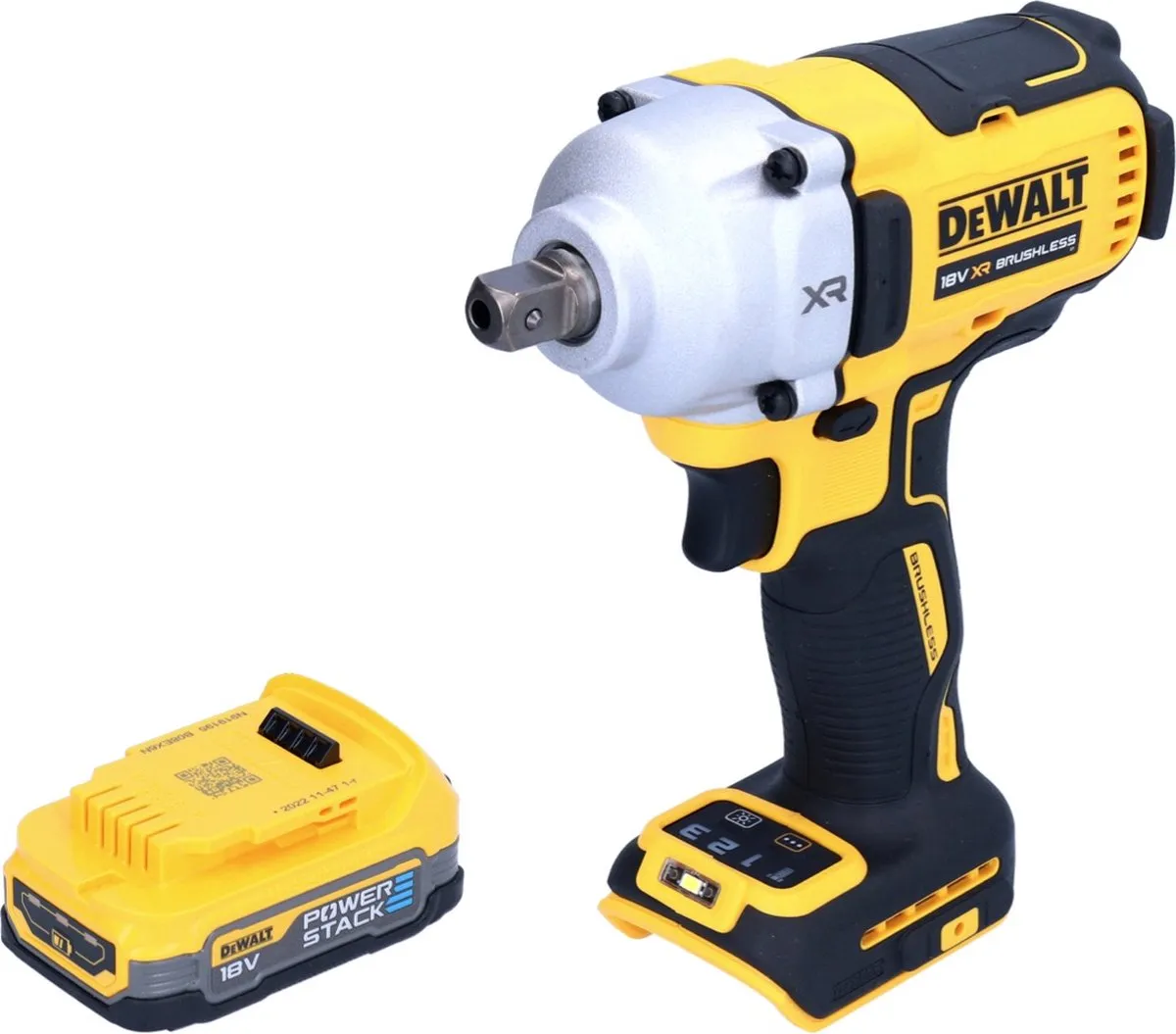 DeWalt DCF892N Slagmoersleutel 18V 812Nm - 1x Powerstack 1,7Ah - afbeelding 4 van 5