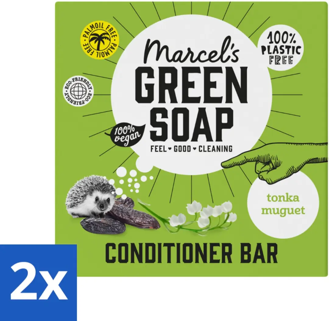 Marcel's Green Soap Conditioner Bar Tonka & Muguet 60g