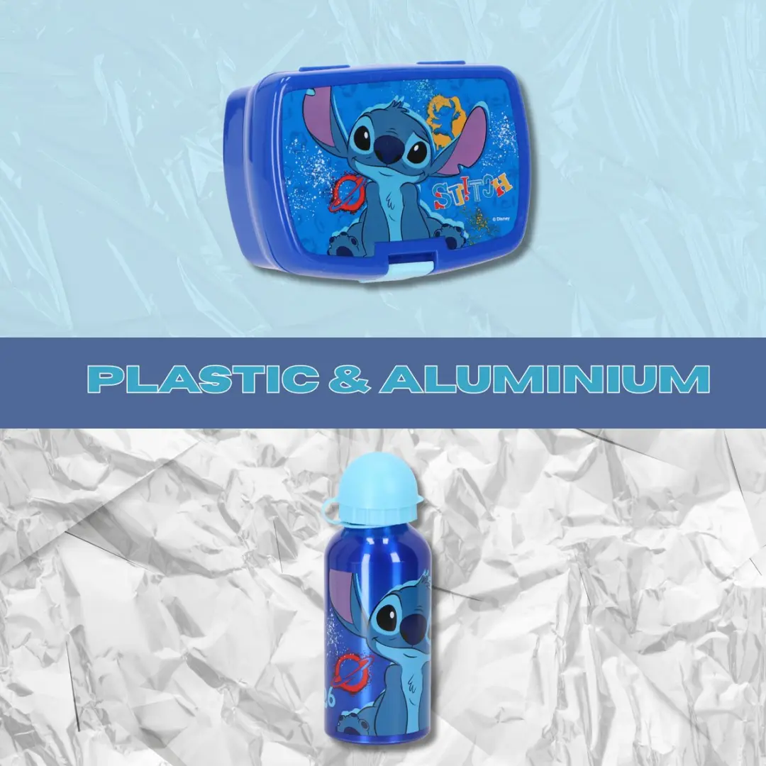 Disney Lilo & Stitch Lunchset Blauw