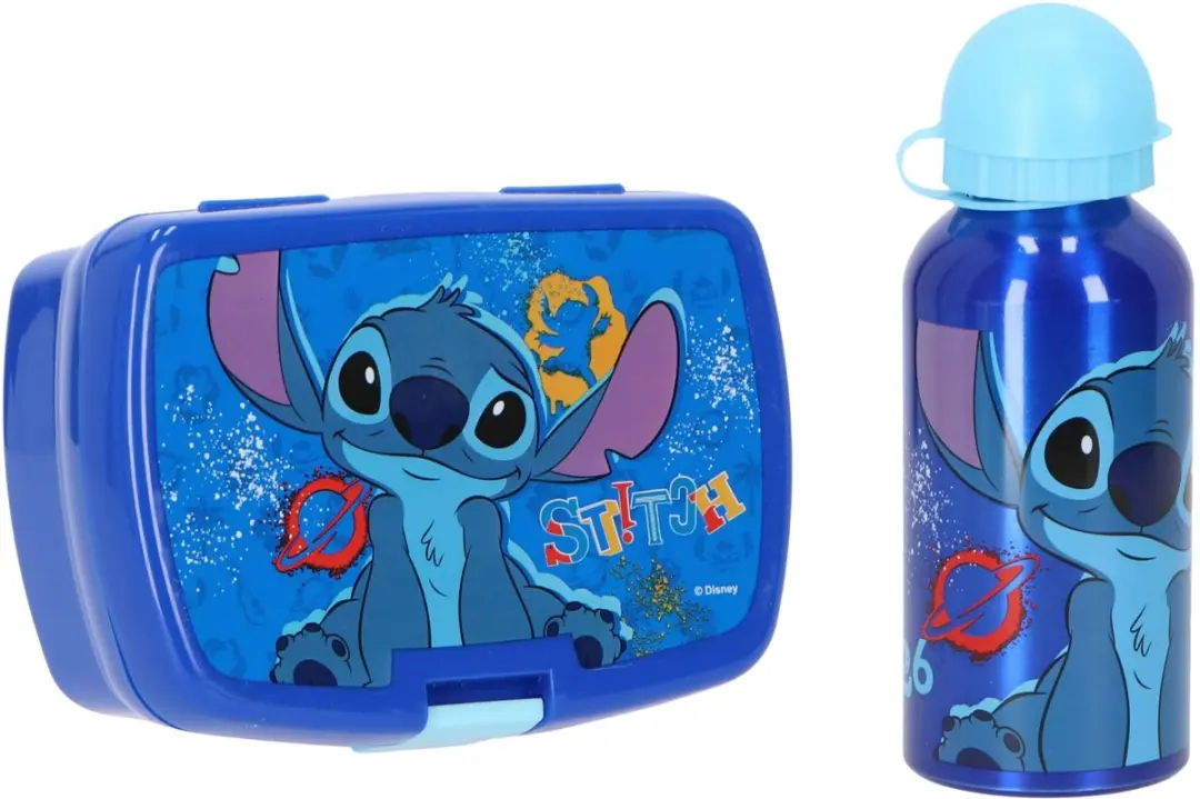 Disney Lilo & Stitch Lunchset Blauw
