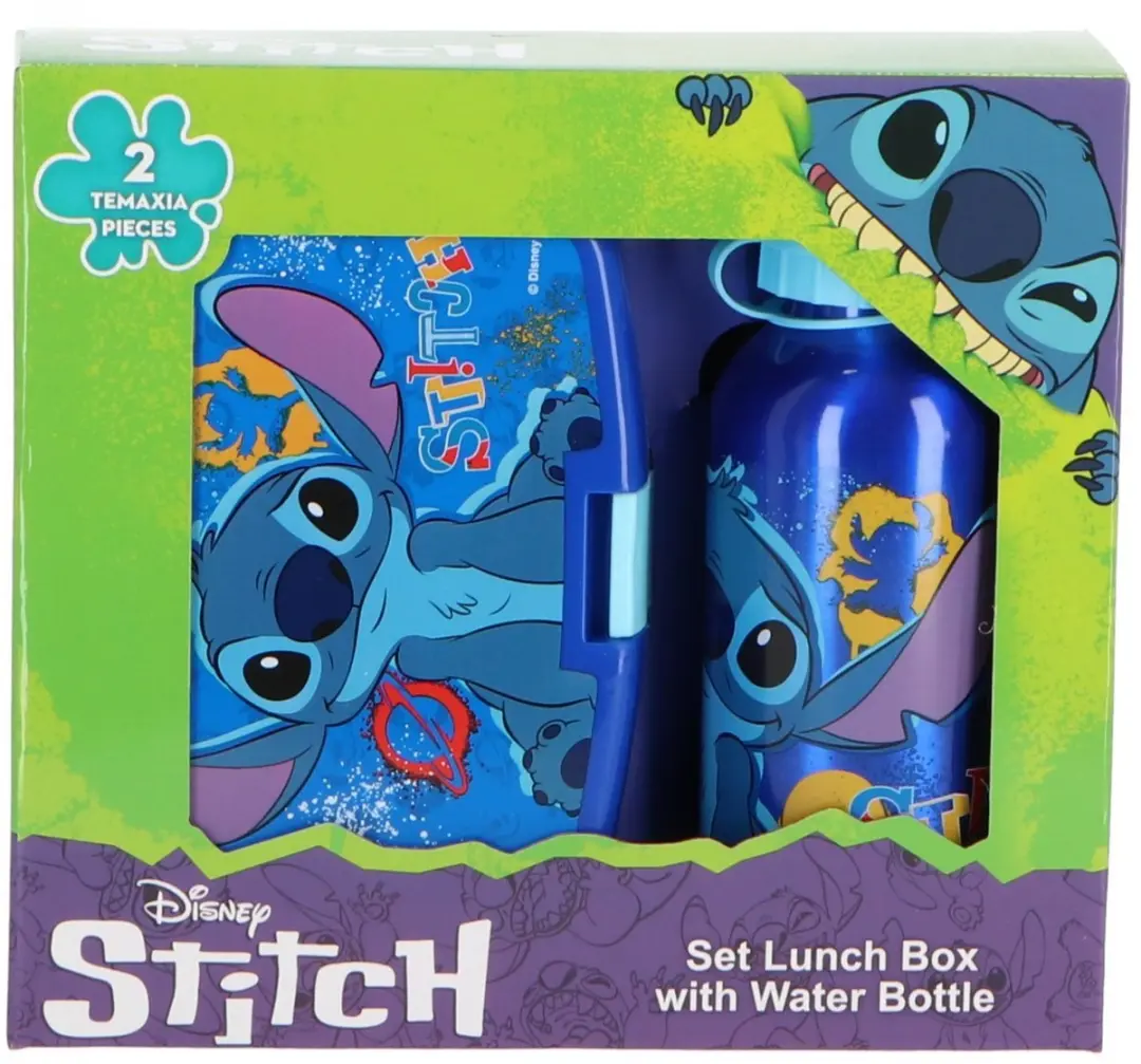 Disney Lilo & Stitch Lunchset Blauw
