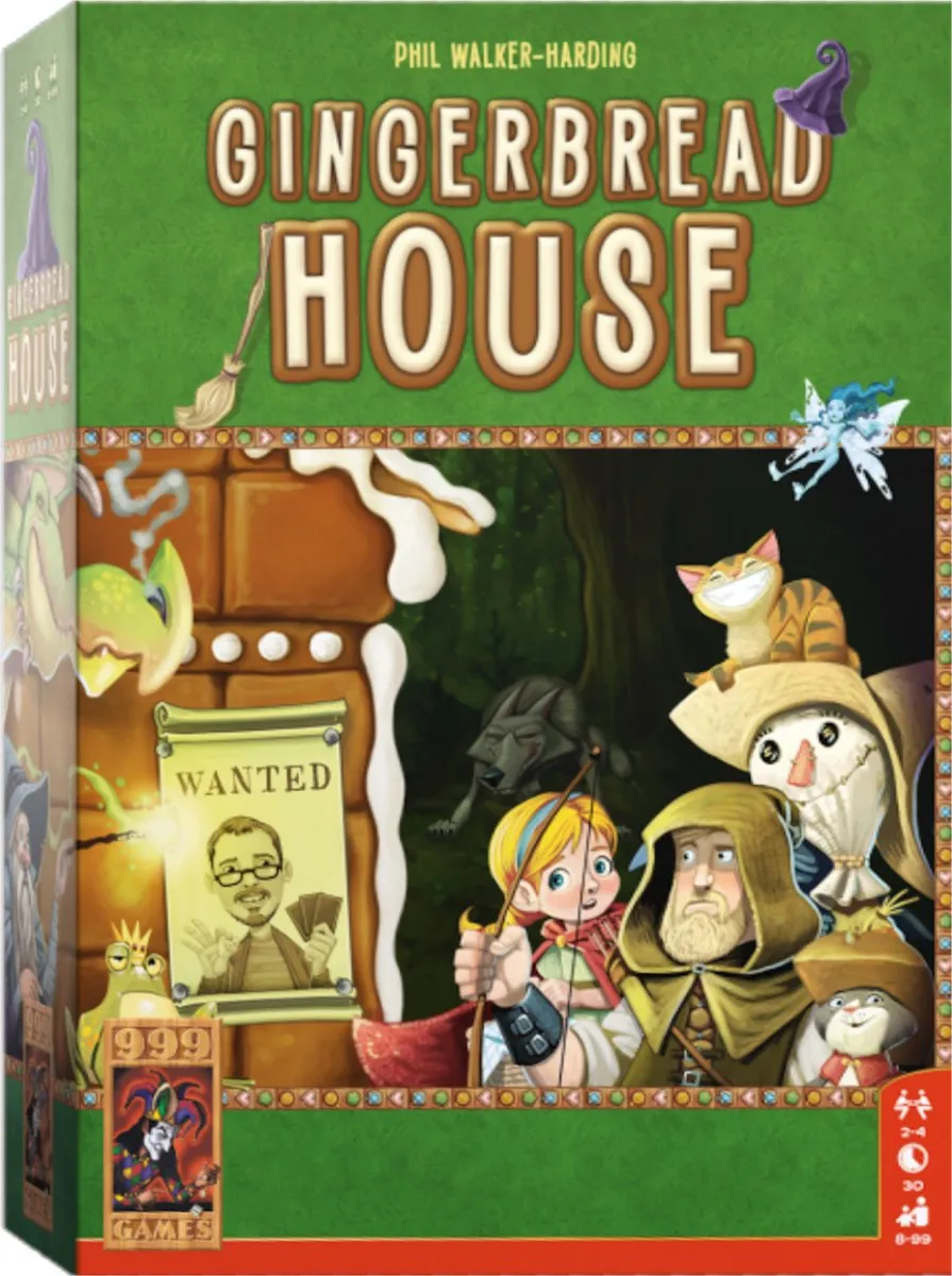 999 Games Gingerbread House Bordspel