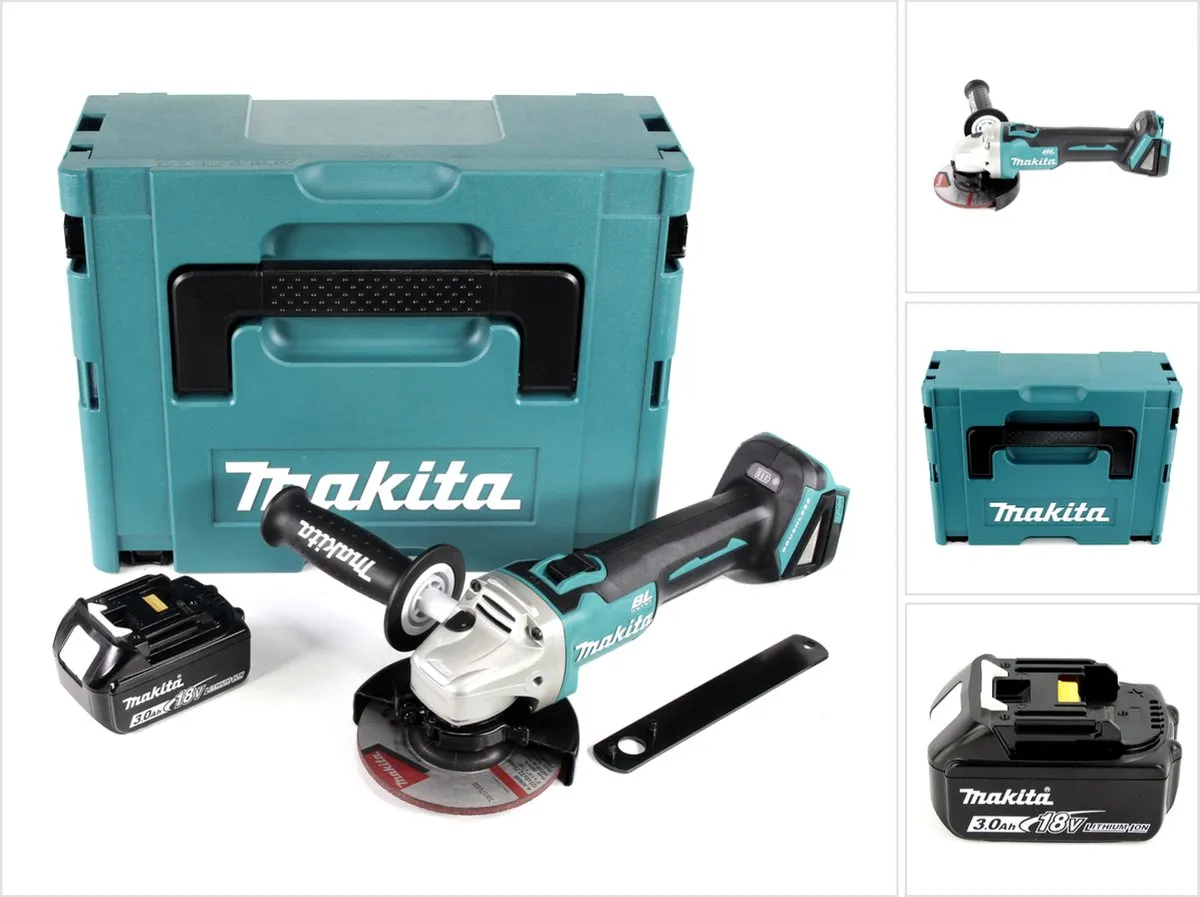 Makita DGA 504 F1J Haakse Slijper 18V 125mm