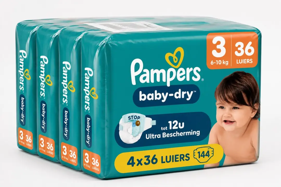 Pampers Baby-Dry Maat 3 Midi Luiers