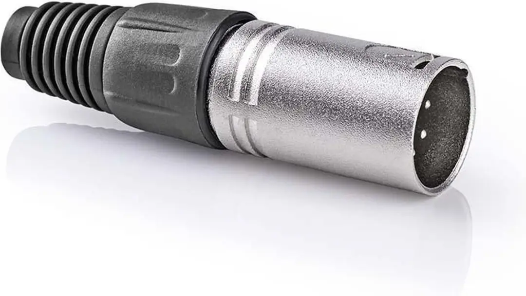 Nedis XLR Male Connector - Vernikkeld - 10 Stuks