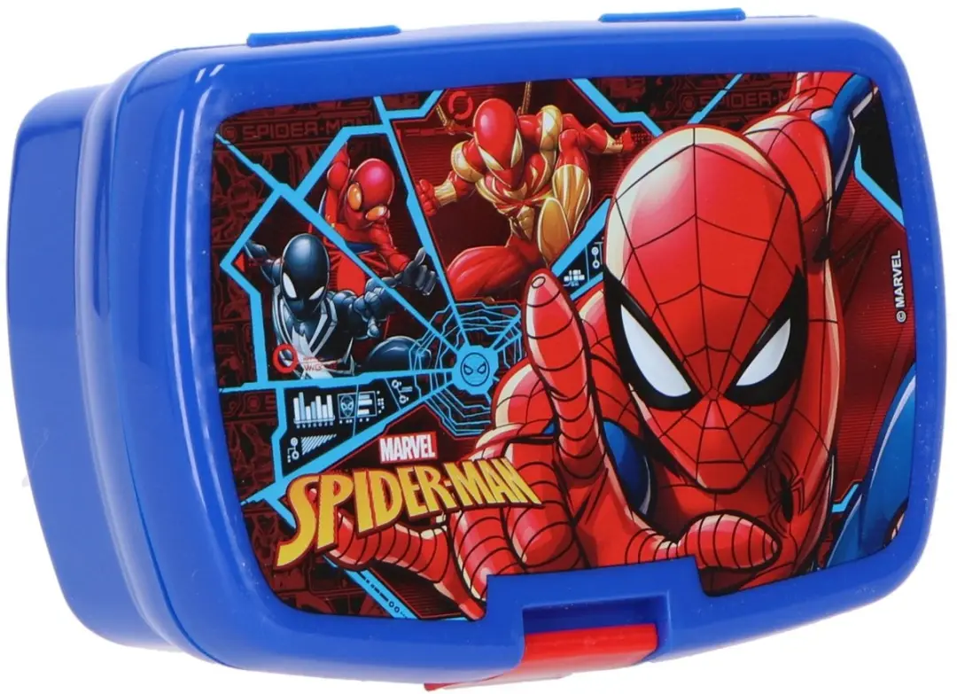Disney Spiderman Lunchset - Blauw