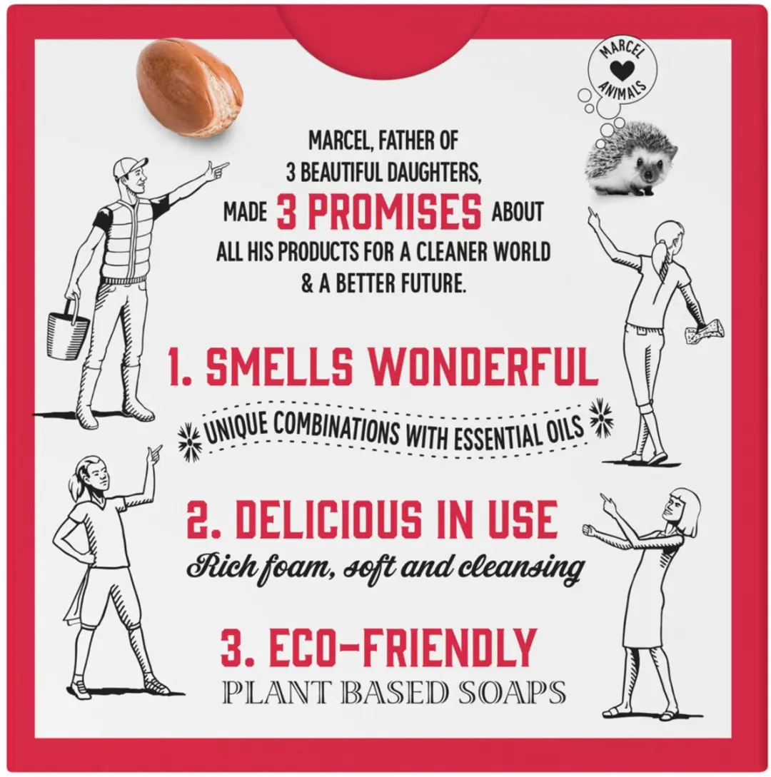 Marcel's Green Soap Conditioner Bar Argan & Oudh 120g - 2 Stuks