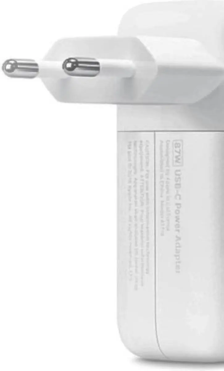 Apple MNF82Z/A USB-C Voedingsadapter 87W - Wit