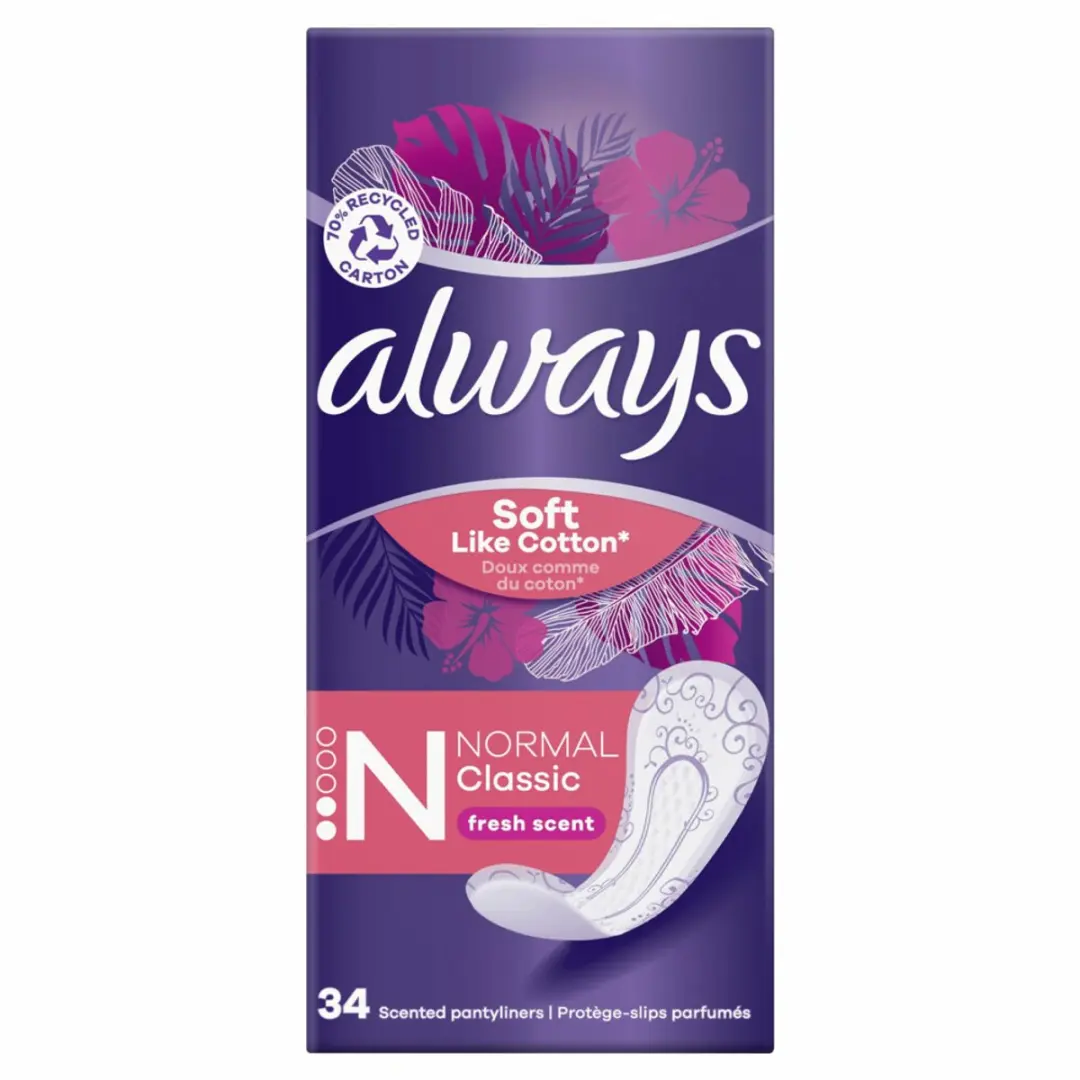 Always Inlegkruisjes Normal 34 - 20 Stuks