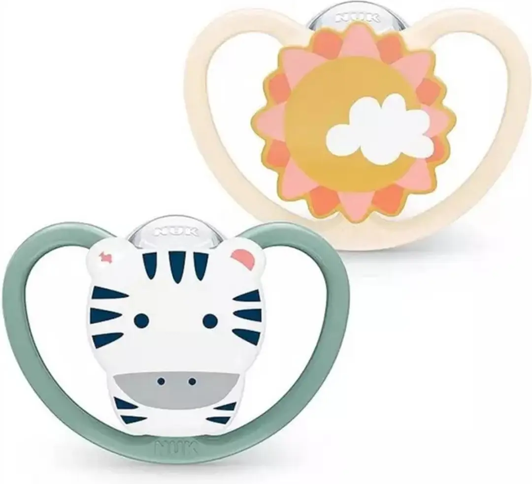 NUK Space Fopspeen Zebra & Zon - 6-18 Maanden - afbeelding 6 van 6