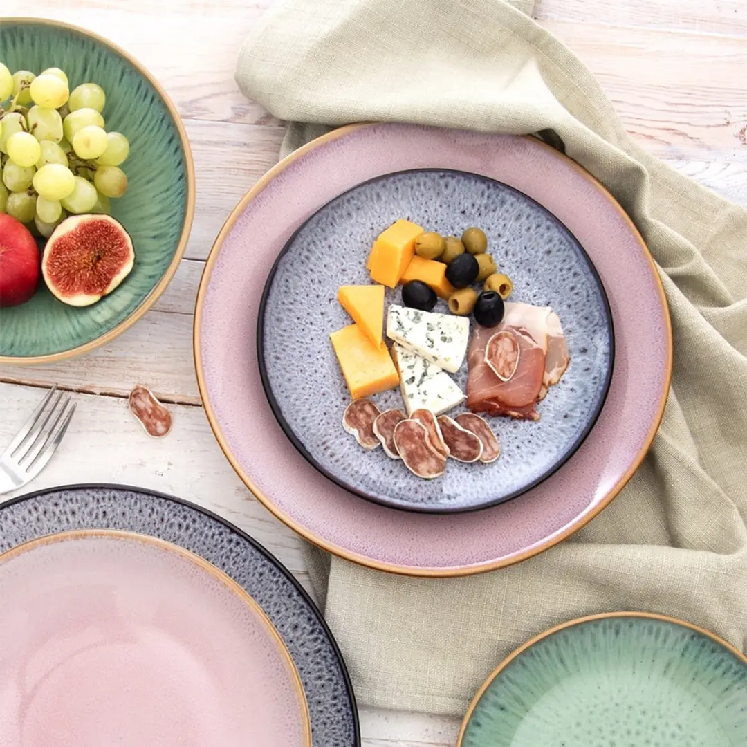 Orion Glaze Serie Ceramisch Dessertbord 20,5cm - Violet