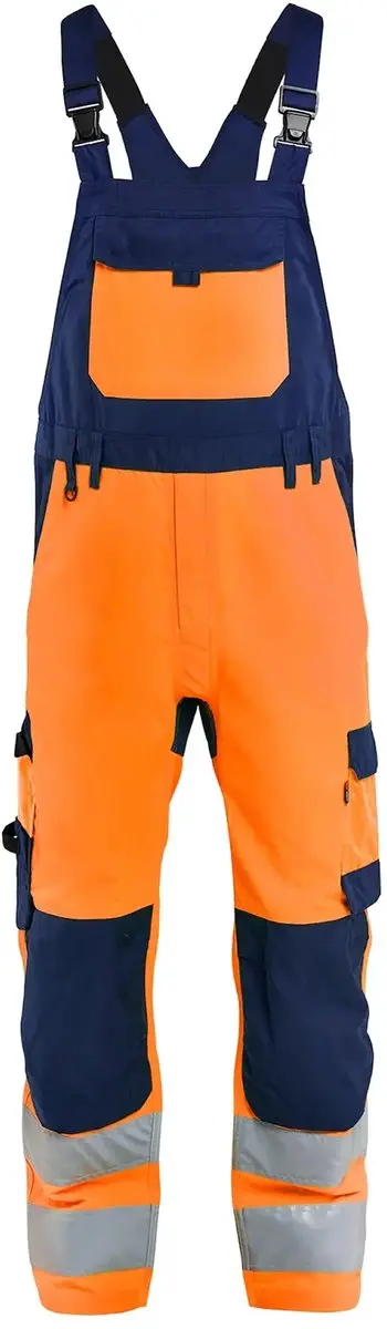Blåkläder Hoogzichtbare Salopette 42 - Fluorescerend oranje/marijn