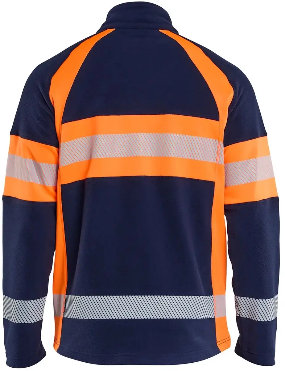Blåkläder Hoge Zichtbaarheid Fleece M - Marineblauw/Fluo Oranje