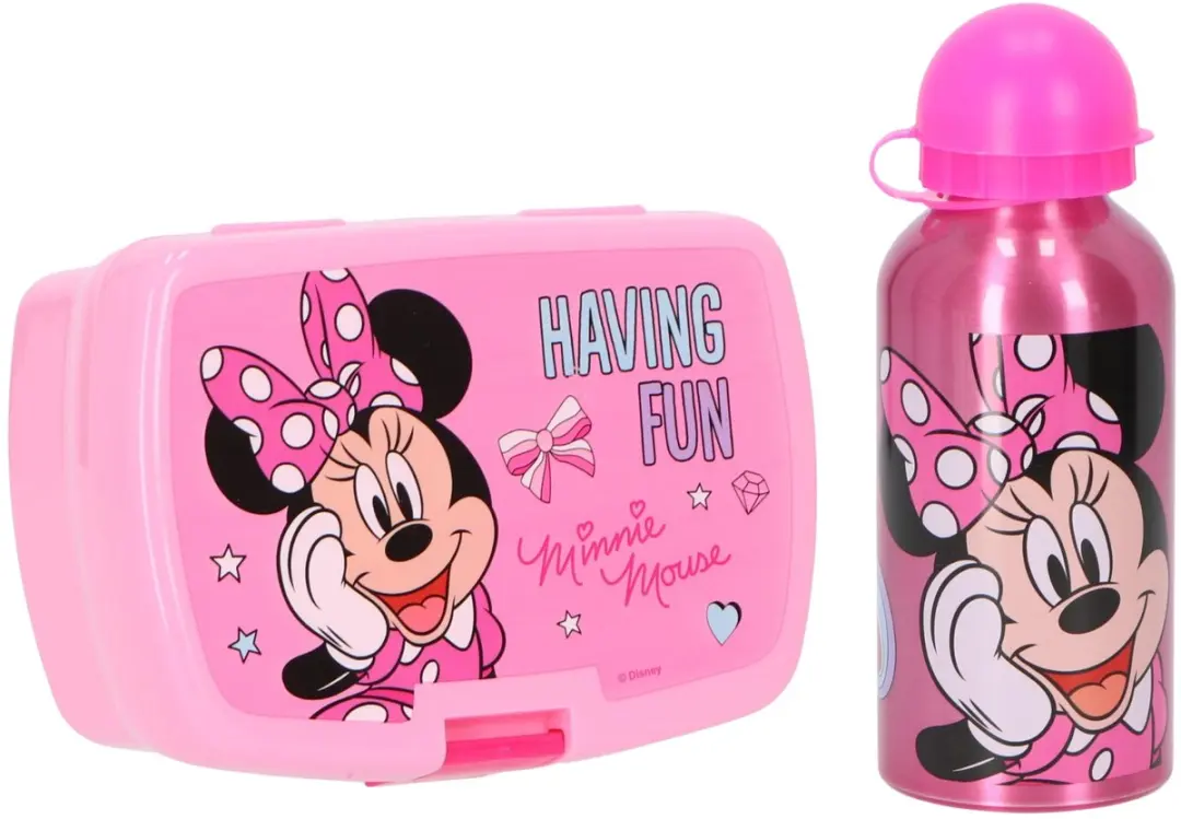 Disney Minnie Mouse Lunchset Roze