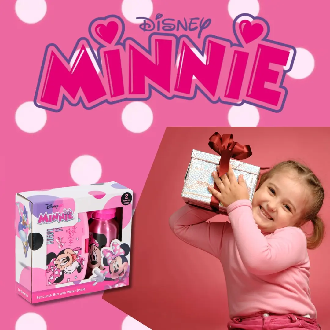 Disney Minnie Mouse Lunchset Roze