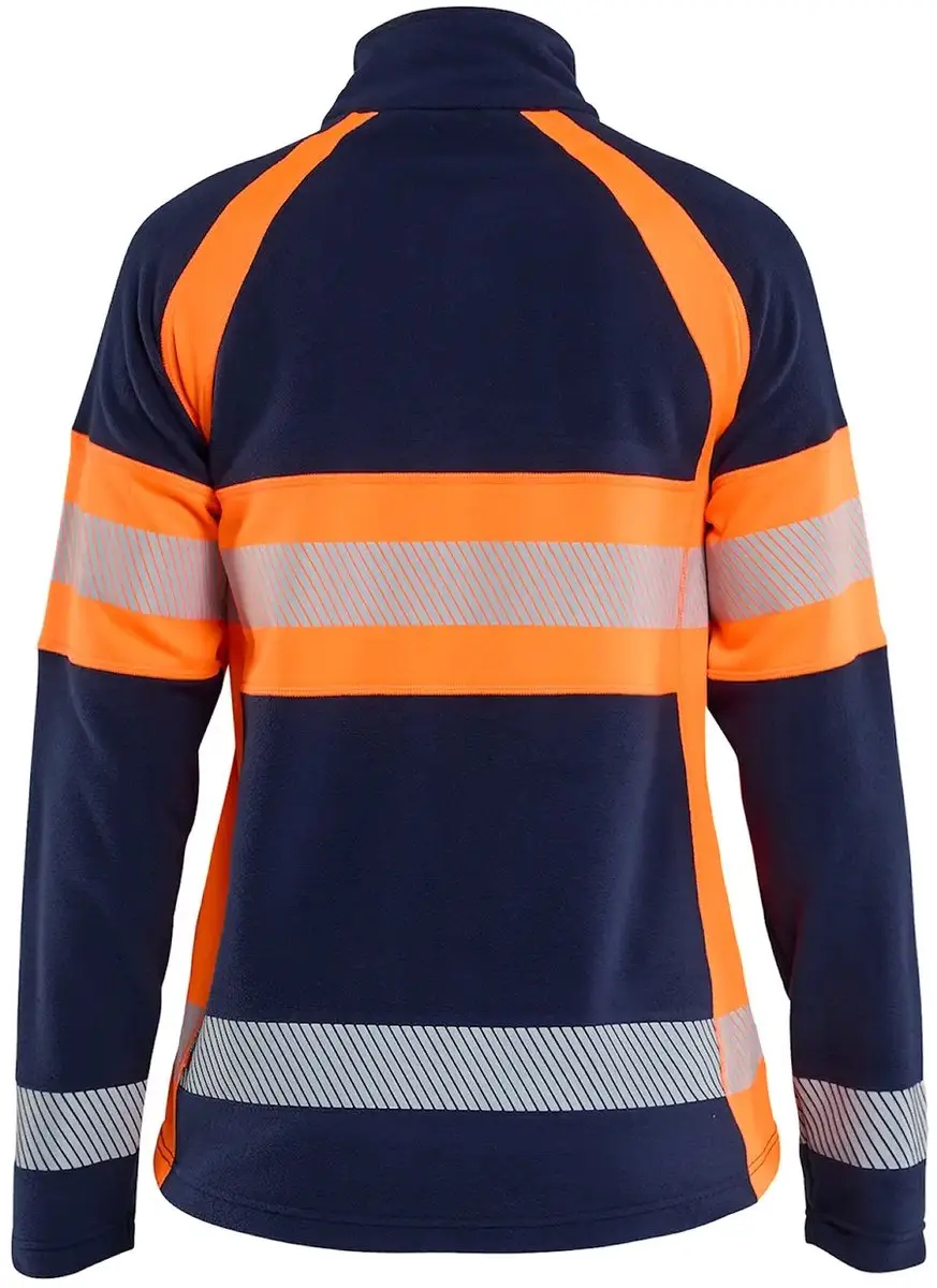Blåkläder Hoge-visibiliteit Fleece Dames - XXL - Marineblauw/Fluorescerend oranje