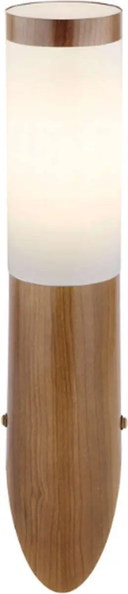 Globo Buitenlamp Sensor RVS Bruin E27