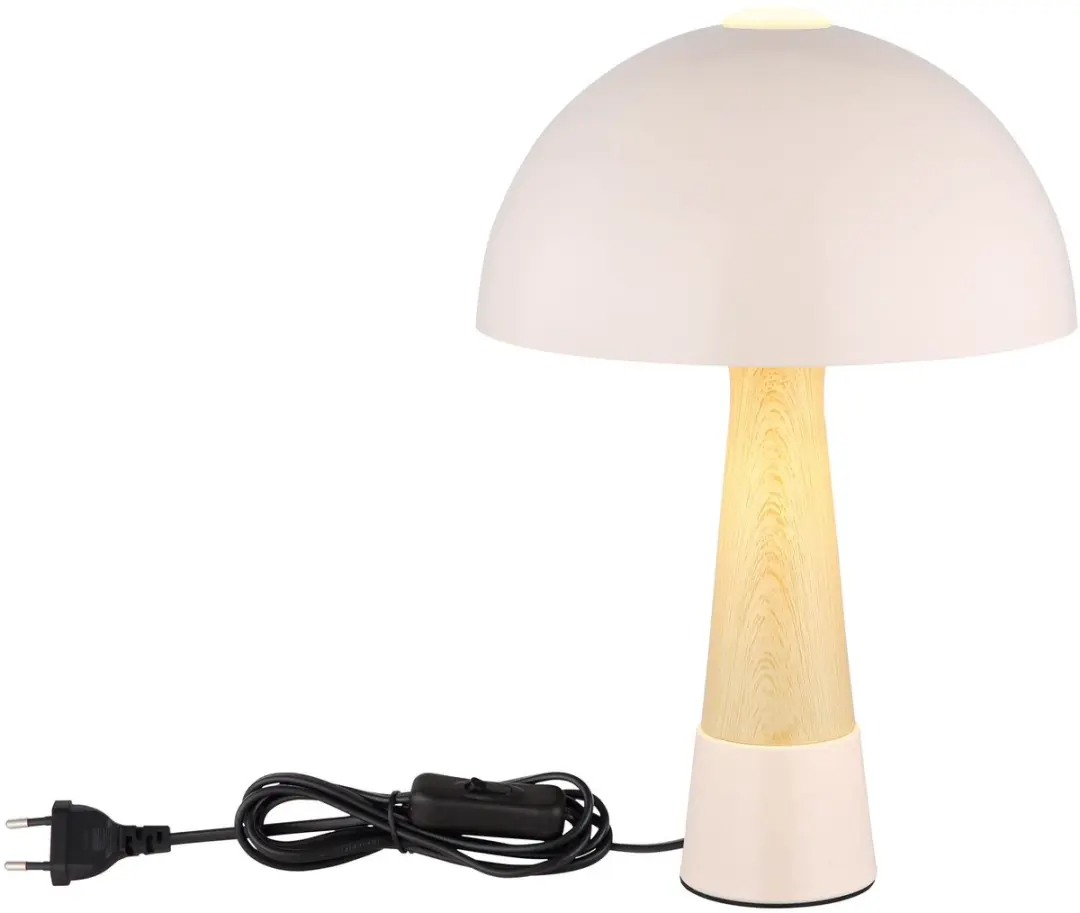 Globo Paulin Tafellamp - Amber - Ø25cm - E27 - afbeelding 4 van 6
