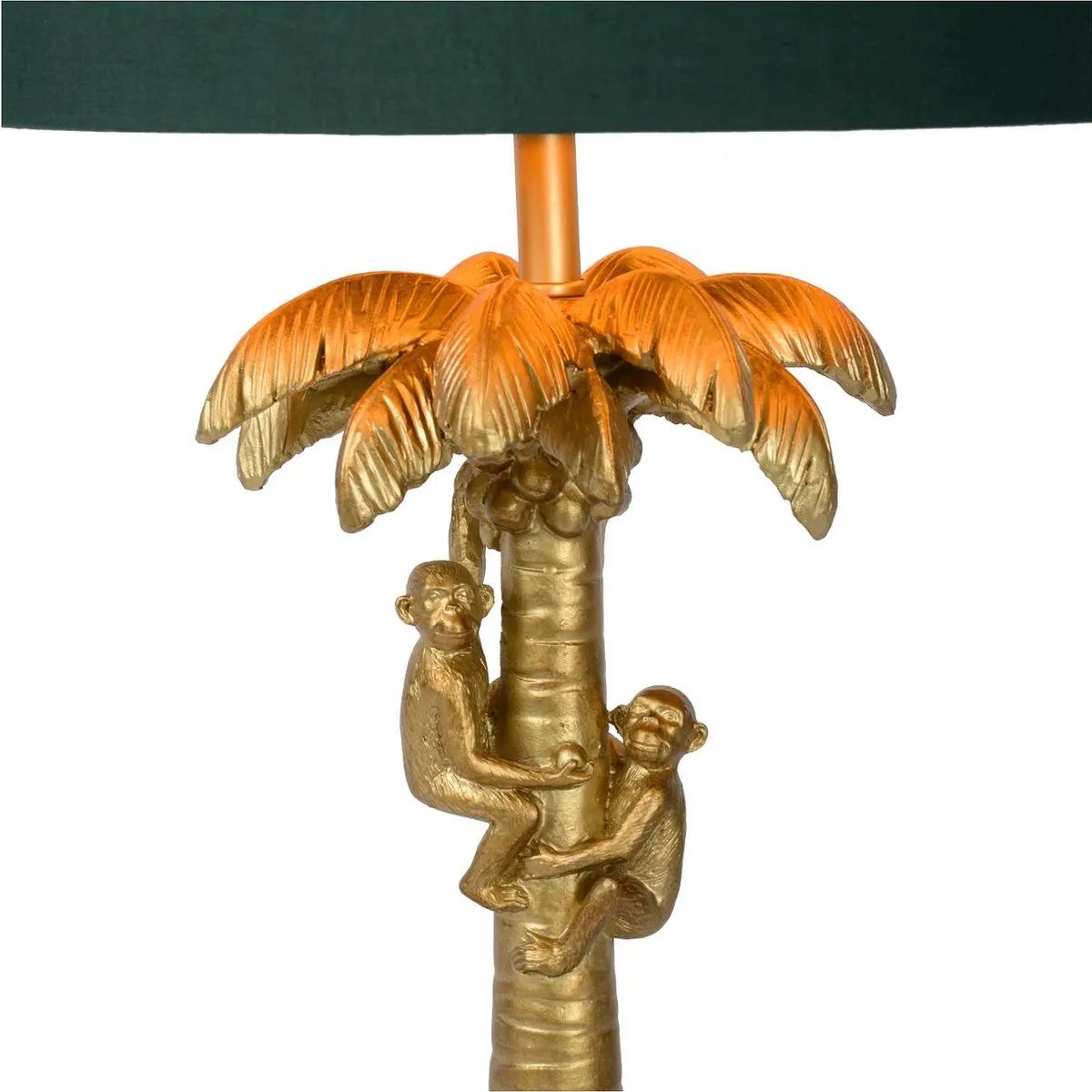 Lucide Extravaganza Coconut Tafellamp - Ø30,5cm - Mat Goud/Messing