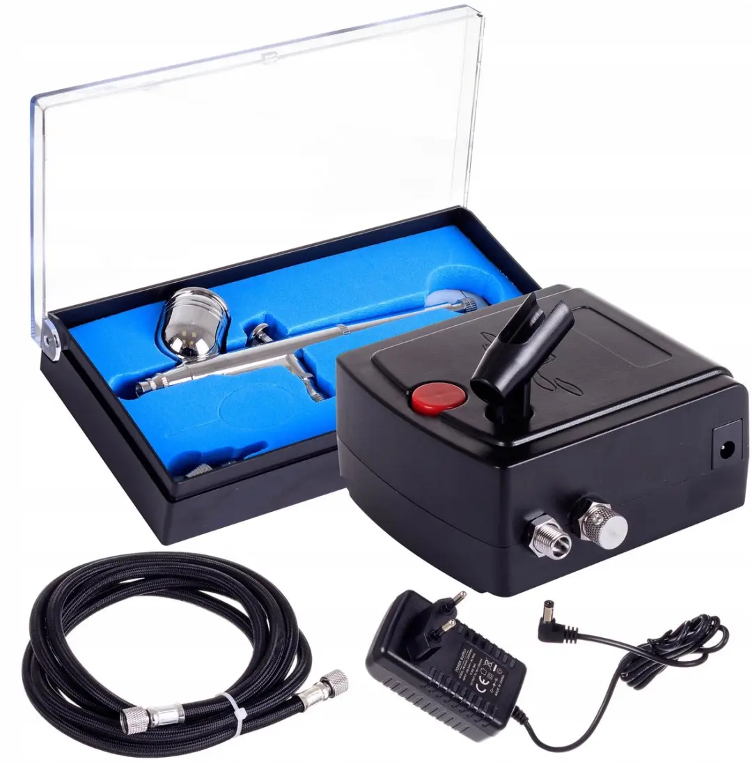 Technic Stille Mini Compressor Airbrush - met slang & regeling