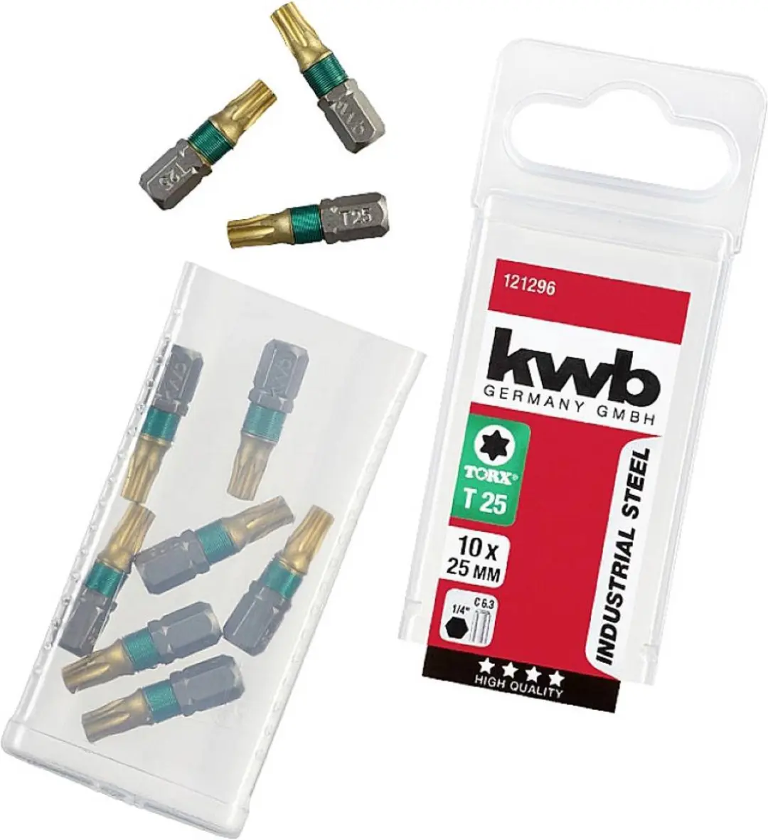 KWB TX-bit T25 Titanium 10 Stuks