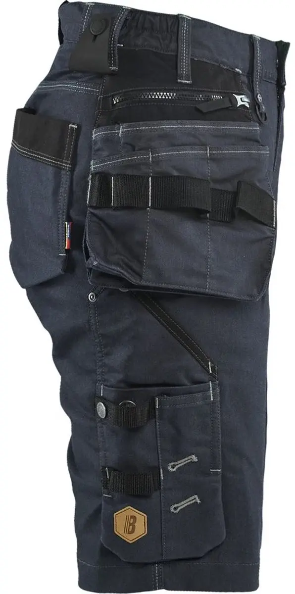 Blåkläder Dames Short Denim X1900 7992-1141 - Marineblauw/Zwart