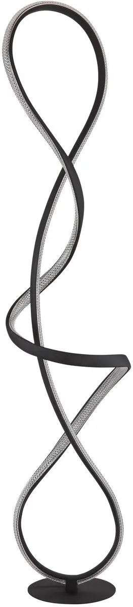 Globo Swirl LED Tafellamp - Zwart - afbeelding 6 van 6