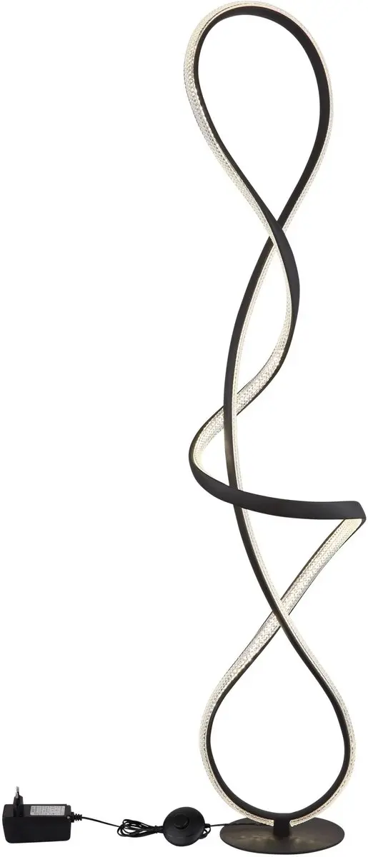Globo Swirl LED Tafellamp - Zwart