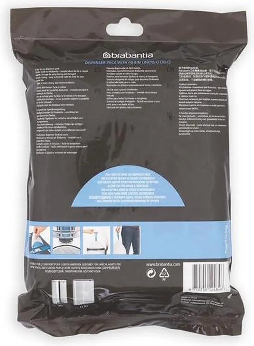 Brabantia Perfect Fit Afvalzakken 12L - 40 Stuks - afbeelding 4 van 6